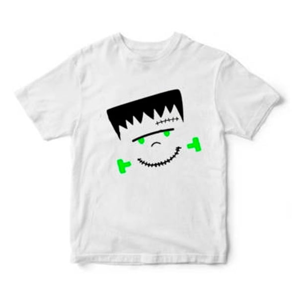 Polera Halloween Frankie Monster 100% Algodon Niñoniña