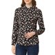 thumbnail image 1 of INSPIRE CHIC Camisa de Mujer con Botones, Manga Larga, Cuello en Punta, Estampado Floral Ditsy, Talla XL, Negro-Rosa Floral, 1 of 8