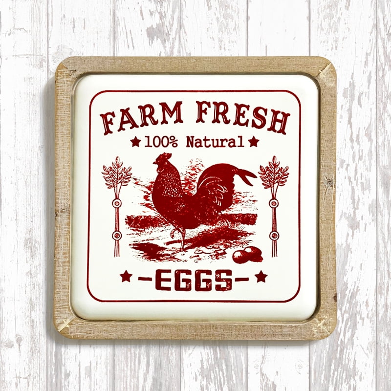 Colateral - Cuadro Enlozado Gallina