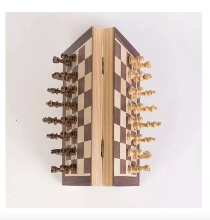 Atlas - Tablero De Ajedrez Madera 40X40Cm Magnético