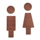 thumbnail image 2 of Señalización de baño para hombres y mujeres, indicador de recordatorio de decoración, señales de baño resistentes, señales de inodoro para Bar, Hotel,, 2 of 5