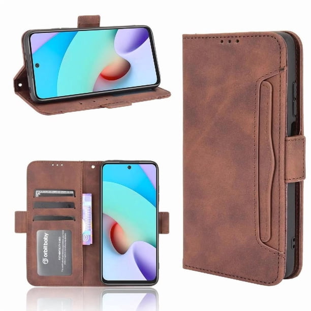 Funda Cartera Magnética para Xiaomi Redmi 10 4G- Tarjetero Desmontable, Cuero PU, Soporte