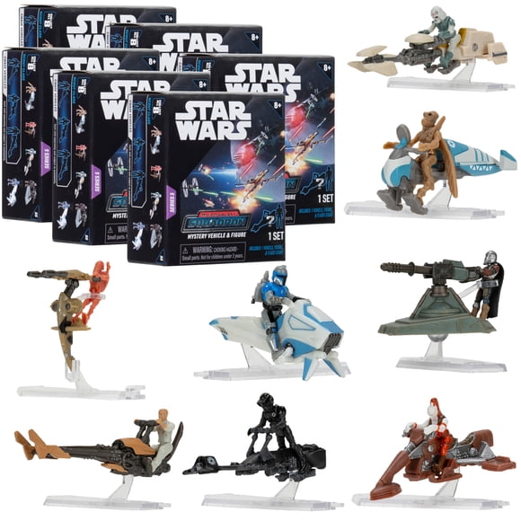 Toy Jazwares Star Wars Micro Galaxy Squadron Series 5, paquete de 6