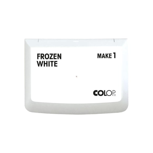 Almohadilla de Tinta COLOP Make 1 9 cm x 5 cm Blanco Congelado
