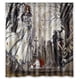thumbnail image 1 of Cortina de ducha con diseño de sangre de la Trinidad, juego de cortinas de baño con ganchos, tamaño 66 x 72 pulgadas, 1 of 3