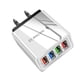 thumbnail image 1 of Cargador multipuerto 4USB de 3 A con cabezal de carga rápida Smart 3.0 para teléfono móvil., 1 of 5