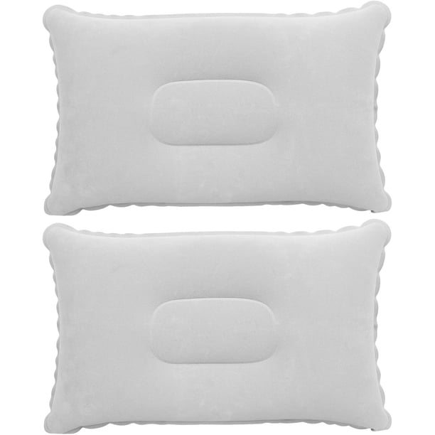 Empaca almohadas inflables para viajar, acampar o en el auto.