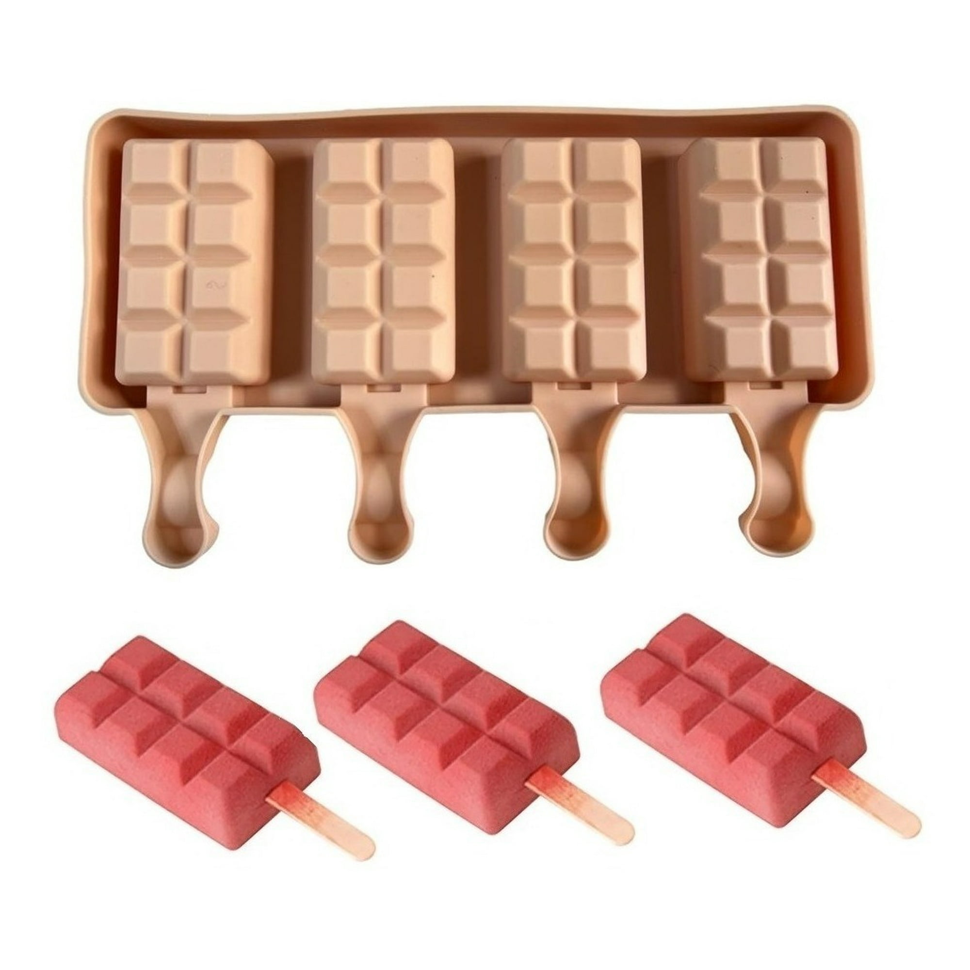 Genérico - Molde De Silicona Para Helados Molde Helado Molde Paleta