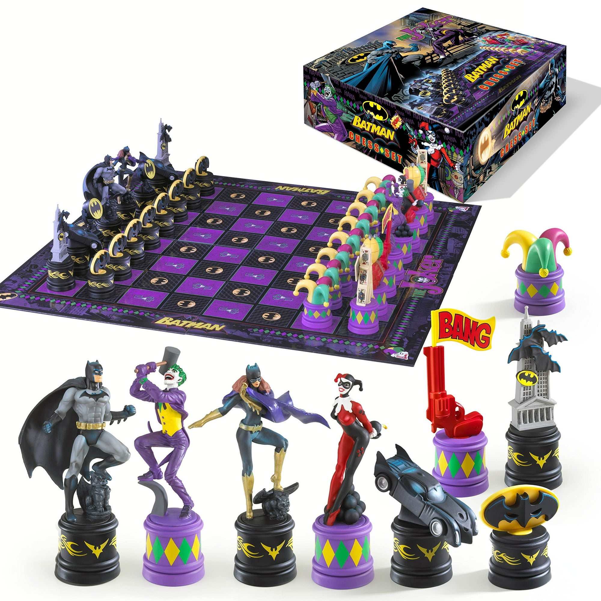 Set De Ajedrez The Noble Collection Batman The Dark Knight Vs Joker