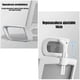thumbnail image 4 of Silla De Escritorio Oficina Con Reposacabezas Polar Negra, 4 of 8