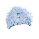 thumbnail image 1 of Gorro De Natación De Flores Gorro De Natación De Moda Para Todos Los Niveles De Natación Regalo Vacaciones Azul, 1 of 5