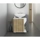 thumbnail image 5 of Mueble Para Lavamanos 1 Puerta Blanco Y Café Claro, 5 of 9
