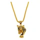 thumbnail image 1 of Collar Leopardo Acecho, Acero Inoxidable/circonitas, Regalo Dorado, 1 of 4