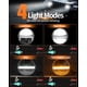 thumbnail image 3 of Faros LED ámbar UNI-SHINE de 18 cm, aprobados DOT y con luces diurnas, 3 of 9