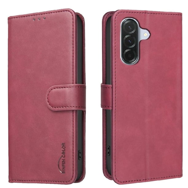 Funda Billetera para Samsung Galaxy S26 Pro Protección RFID y Soporte Ajustable Rojo
