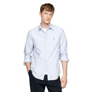 Camisa Tommy Hilfiger Heritage Oxford Solid Regular Para Hombre