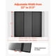 thumbnail image 5 of Protector de puerta para autocaravana VEVOR, se ajusta de 56 a 80 cm, color negro, 5 of 9