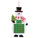 thumbnail image 1 of Calendario de cuenta regresiva C&F Home Snowman, diciembre y Navidad, 1 of 8