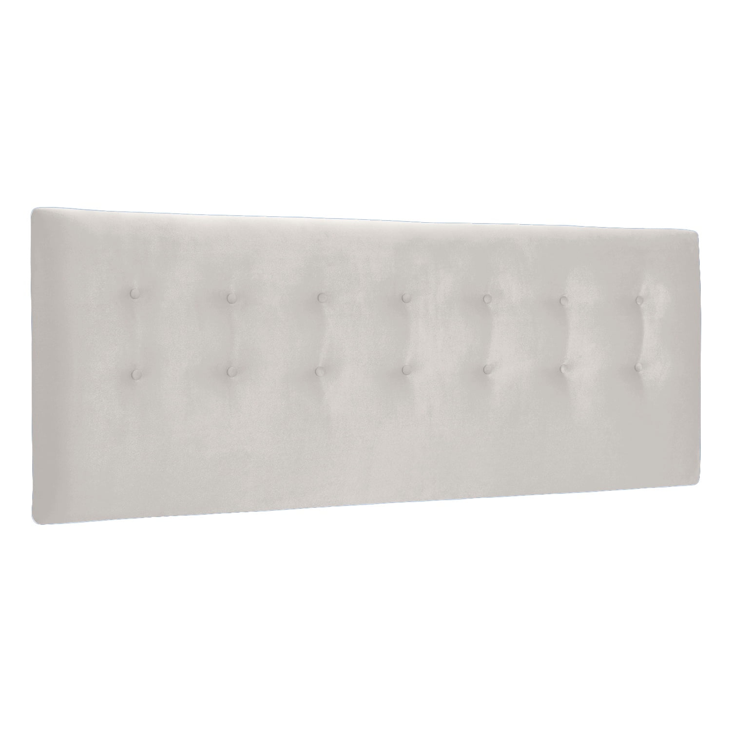 Bodevir - Respaldo Botone Felpa King Crudo