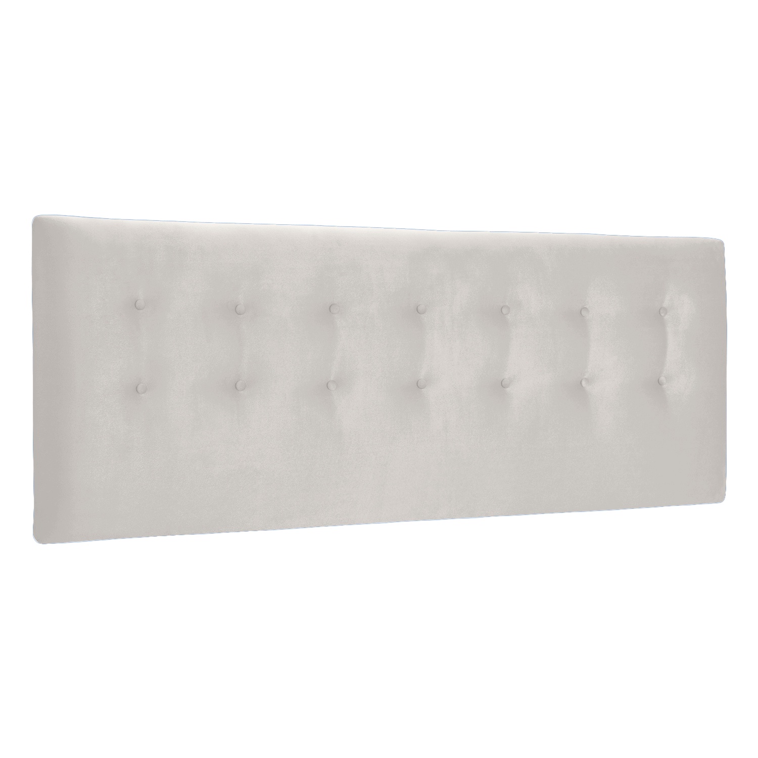 Bodevir - Respaldo Botone Felpa 2 Plazas Crudo