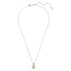 thumbnail image 2 of Colgante de cristal verde con piedra natal de agosto de Swarovski, 2 of 6