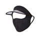 thumbnail image 1 of Mascarilla facial para mujer, sombrero para el sol, protección solar de seda, visera cómoda, sombrero de ala ancha, cubierta facial para ciclismo, esc Negro, 1 of 5