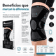 thumbnail image 4 of Rodillera Deportiva de comprension Con Soportes Laterales y frontal, Gym, Crossfit - TALLA XL - GRIS Recovery, 4 of 5