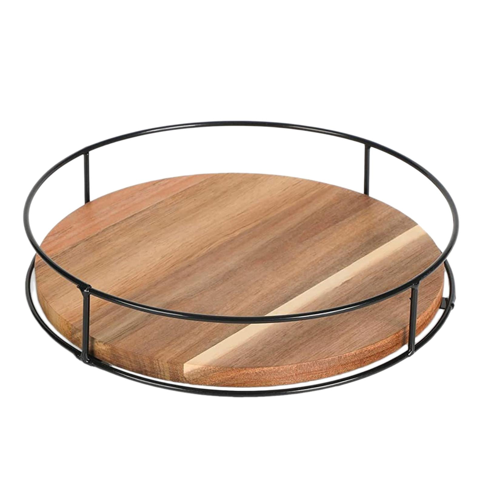 Magideal - Bandeja Giratoria, Bandeja De Almacenamiento Giratoria, Organizador Giratorio De 360 Grados, Estante De Especias Para Decoración De Comedor, Despensa 11 Pulgadas