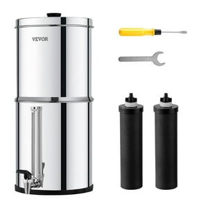 Sistema De Filtro De Agua Vevor Gravity-Fed 2.25L Stainless-Steel