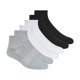 thumbnail image 1 of Paquete de 6 pares de medias para hombre DKNY, corte alto, gris y azul, talla 10-13, 1 of 7