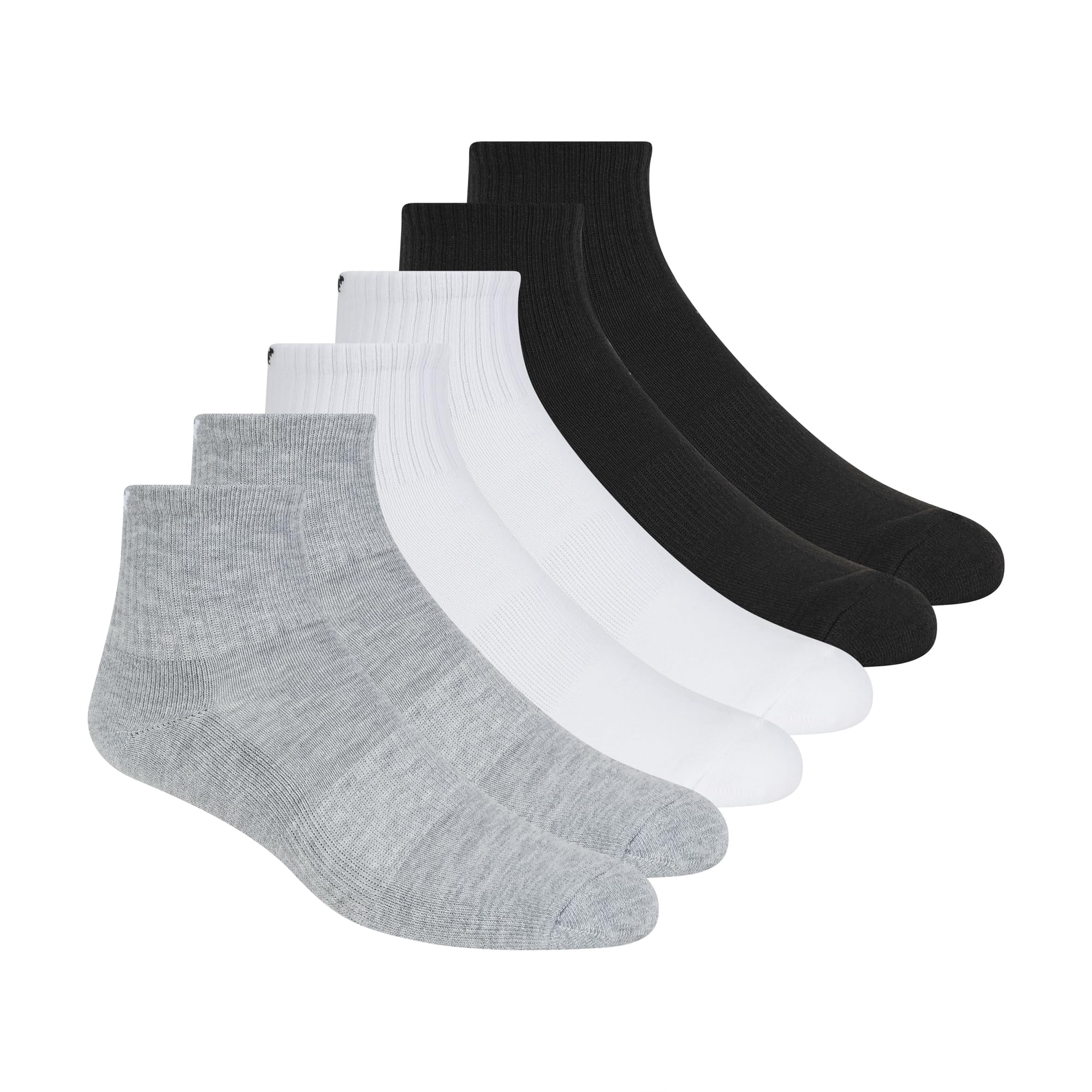 Paquete De 6 Pares De Medias Para Hombre Dkny, Corte Alto, Gris Y Azul, Talla 10-13