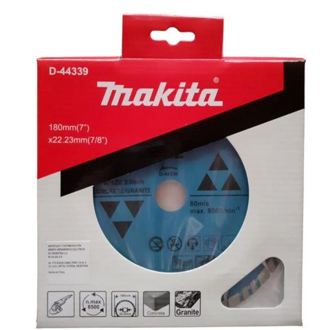 Makita - Disco Diamantado Turbo Segmentado Para Concreto 180 X 22,23 Mm