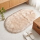 thumbnail image 5 of REGALWOVEN Alfombra de Área Suave y Peluda, Alfombras de Dormitorio Ultra Esponjosas, Alfombra Peluda Antideslizante para Habitación, Guardería, Piso al Lado de la Cama Blanco Amarillo 24" x 16", 5 of 6
