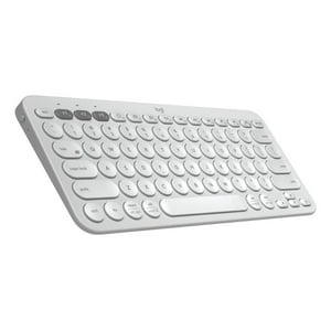 Teclado Bluetooth Logitech Pebble Keys 2K380S Qwerty Español Blanco