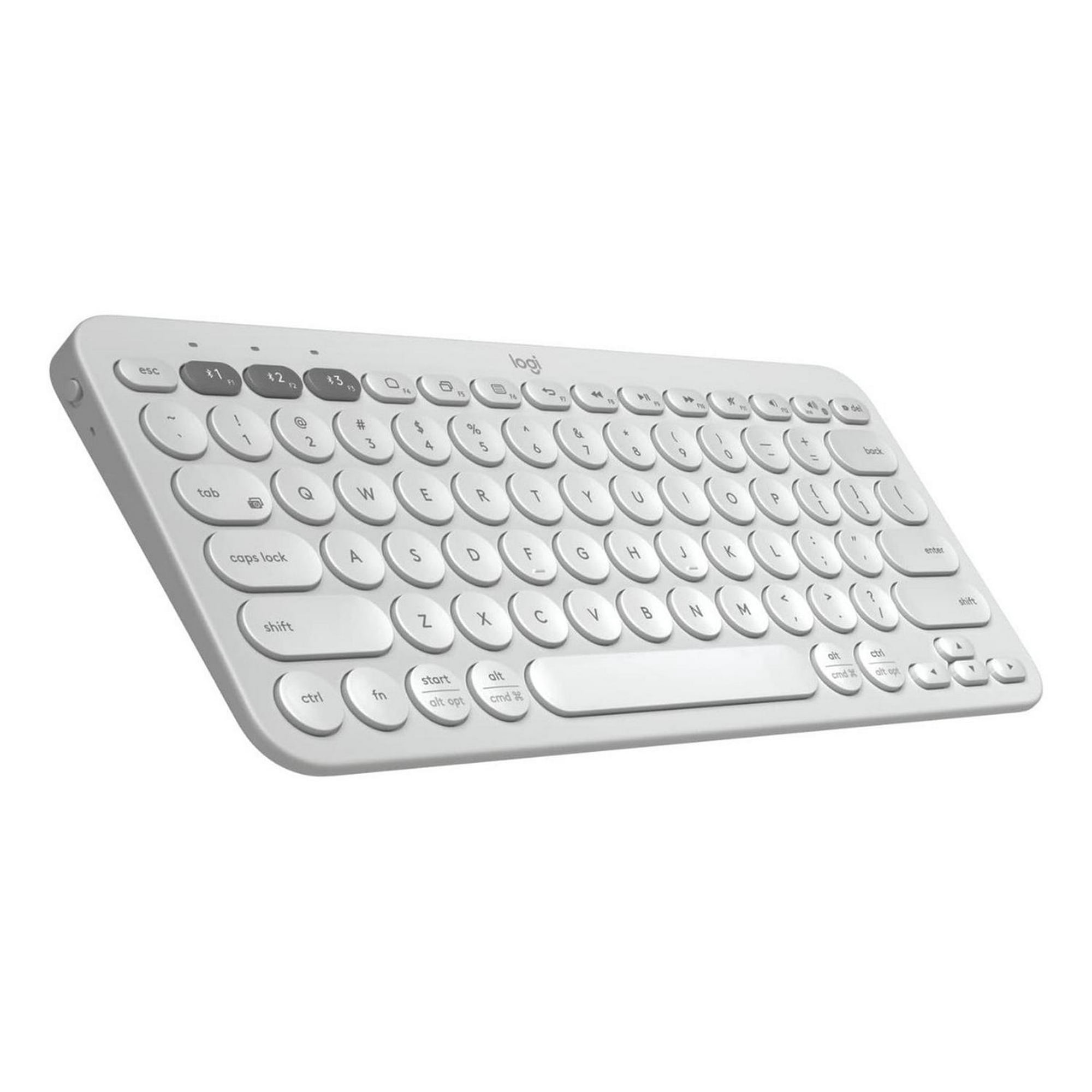 Teclado Bluetooth Logitech Pebble Keys 2k380s Qwerty Español Blanco