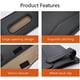 thumbnail image 3 of Porta pañuelos para coche, porta pañuelos de cuero sintético para coche, para accesorios de visera y asiento trasero, caja de pañuelos de papel (negro), 3 of 5