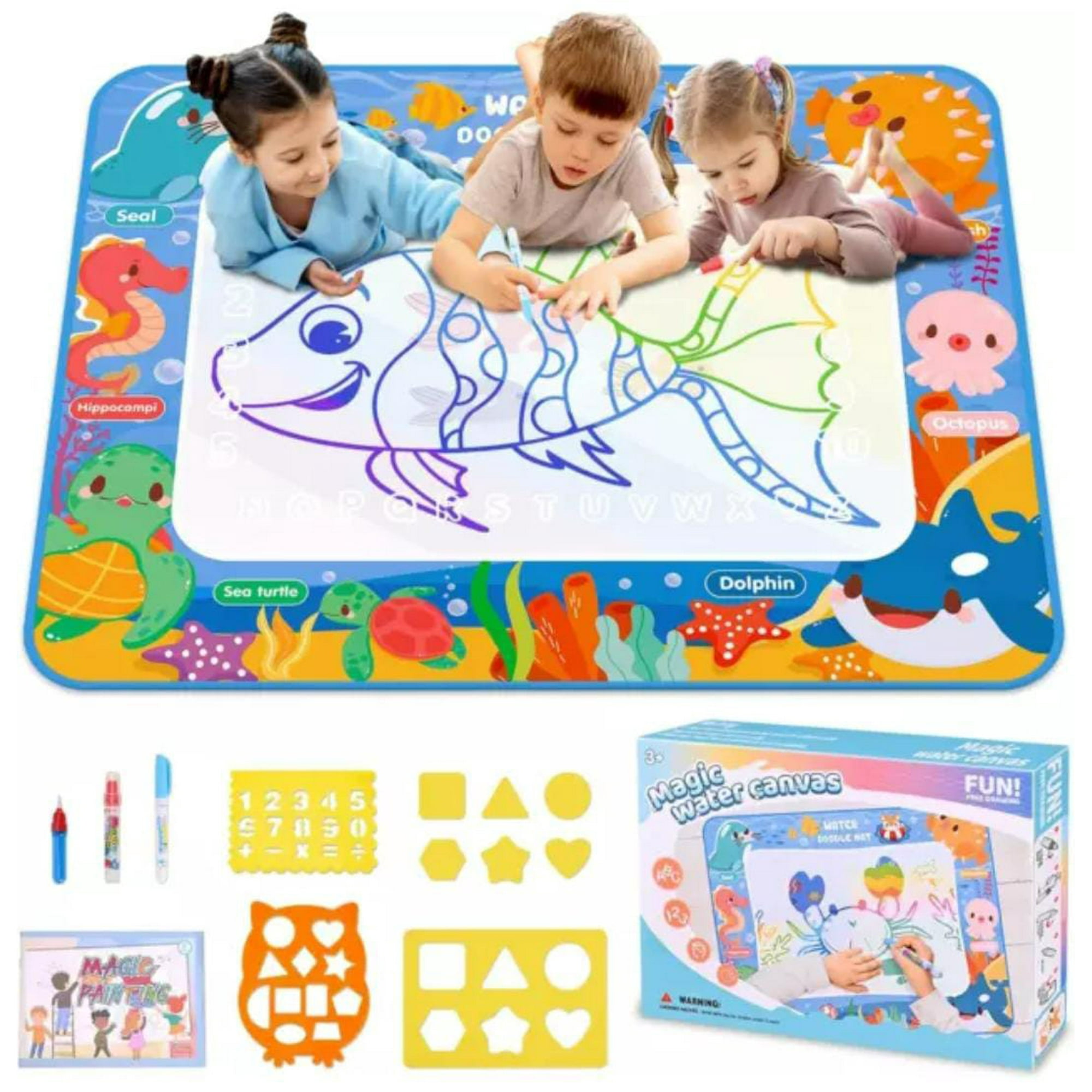 Oem - Alfombra Mágica De Dibujos Para Colorear Al Agua