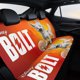 thumbnail image 4 of Perro Bolt-theme Car Rear Seat Covers Back Elastic Flexible Car Seat Covers Decorative Fits Most Cars 120x59x76cm, 4 of 6