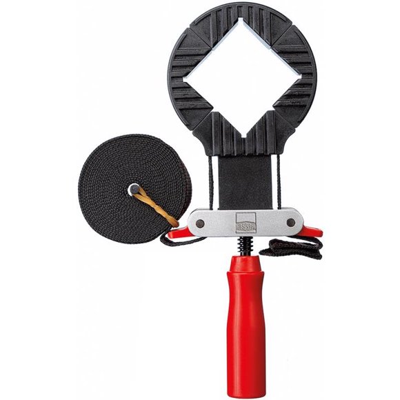 Abrazadera BESSEY con esquinas de 90°, tapa de 3,7 m.