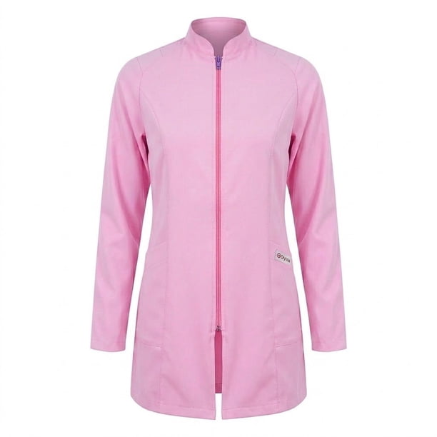 Bata Mujer tela Anti fluidos. Rosado - Art. BC-19