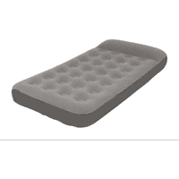 Genérico - Colchon Inflable 1 Plaza + Bombin Gris