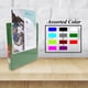 thumbnail image 2 of Carpeta BAZIC con 3 anillas y vista 1/2 verde con 2 bolsillos, 2 of 8