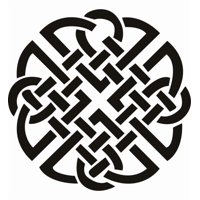 Rienda Libre Graphics - Decomural Celtic Knot Headboard Ws-18384