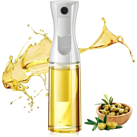 Dispensador de vidrio recargable MyHome 101 de 200 ml con pulverizador de aceite de oliva