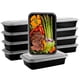 thumbnail image 1 of Contenedores para Preparar Comidas Qewro Paquete de 10 de 1035 ml Apilables, 1 of 7