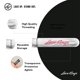 thumbnail image 2 of Juego de 2 cordones Lace Kings 69 cm blanco redondos, 2 of 5