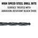thumbnail image 2 of Set de brocas Drill America DWDN 13 piezas HSS con óxido negro, 2 of 9