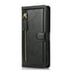 thumbnail image 1 of Detachable Magnetic Zipper Wallet Leather Case Cash Pocket With 5 Card Slots Holder Wrist Strap Removable Cover For Samsung Galaxy S22 Ultra, 1 of 3