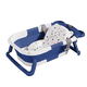 thumbnail image 1 of Bañera Tina Baño Belug Bebe Plegable Portátil con Cojín Termometro Color Azul marino, 1 of 5