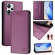 thumbnail image 1 of Funda Billetera con Soporte para Xiaomi Redmi Note 12 Pro Plus 5G Bloqueo RFID Plegable Violeta, 1 of 6